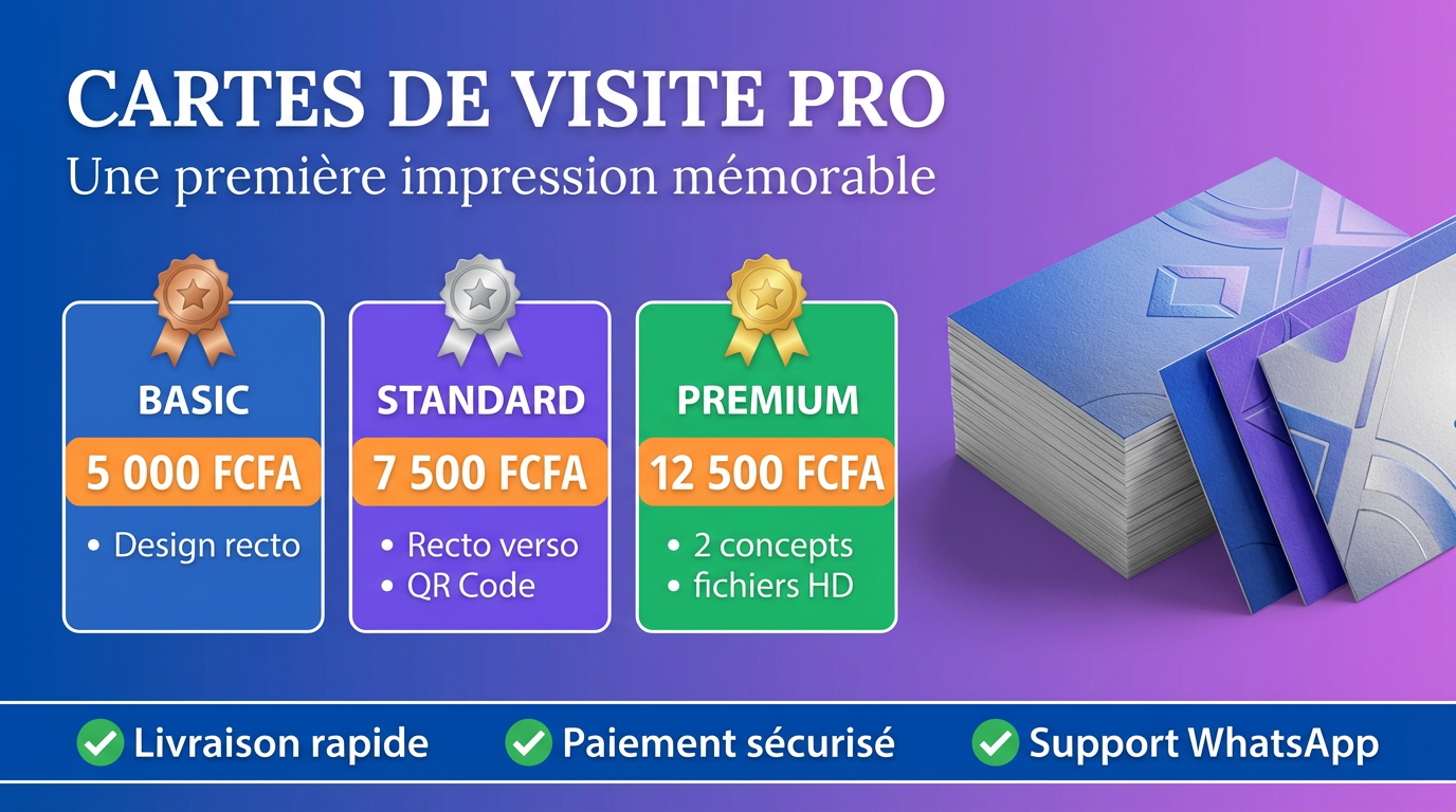 Cartes de Visite Professionnelles